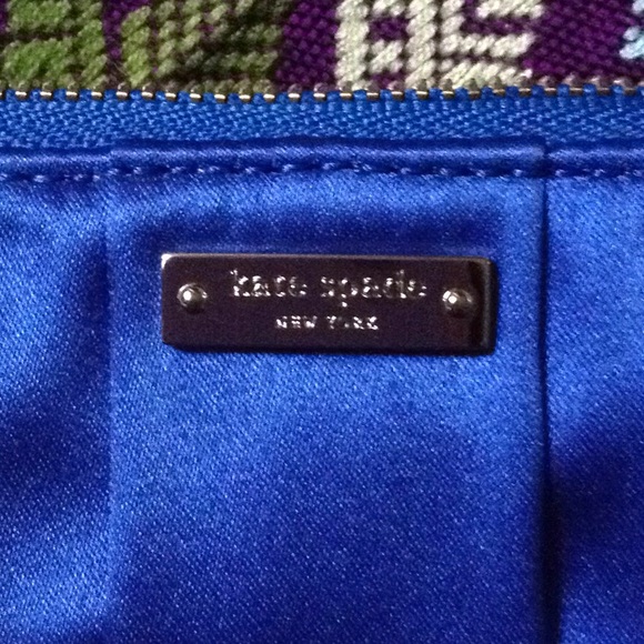 Kate Spade Cobalt Blue Bow Clutch